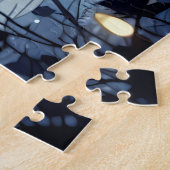 Maanverlichte feeënprinses Hemels Gewaad Legpuzzel (Zijkant)