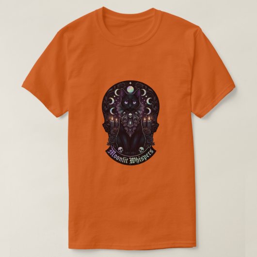 Maanverlichte Fluistering T-shirt (Design voorkant)