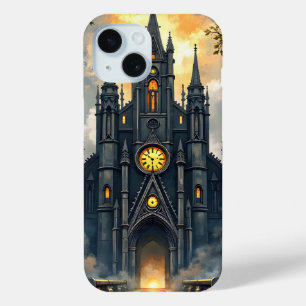 Maanverlichte Gang van Eeuwige Beloften –Gotische iPhone 15 Case