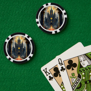 Maanverlichte Gang van Eeuwige Geloften – Gotische Poker Chips