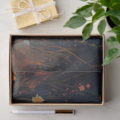 Maanverlichte Geest in Bloemendecoupage Tissuepapier (Geschenk)