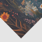 Maanverlichte Geest in Bloemendecoupage Tissuepapier (Detail)