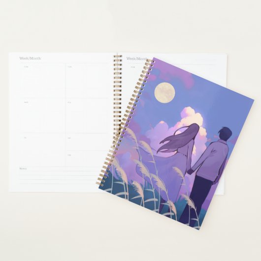 Maanverlichte gezelschap planner (Display)