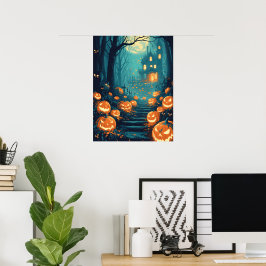 Maanverlichte Griezeldreef Poster