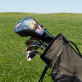 Maanverlichte Hemelse Harp – Dromerige Kosmische F Golfheadcover (Insitu)