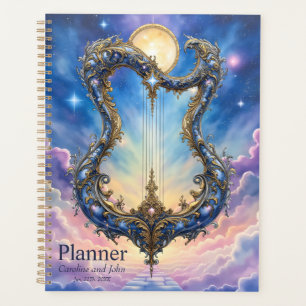 Maanverlichte Hemelse Harp – Dromerige Kosmische F Planner