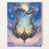 Maanverlichte Hemelse Harp – Dromerige Kosmische F Planner (Achterkant)