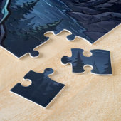 Maanverlichte Hemelse Vader en Zoon Draken   Legpuzzel (Zijkant)