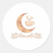 maanverlichte herfsten stickers (Voorkant)