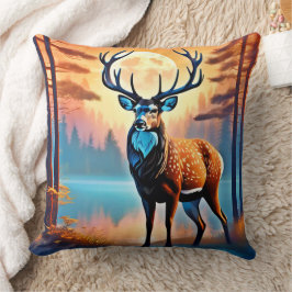 maanverlichte hertenstand kussen