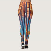 maanverlichte hertenstand leggings (Achterkant)