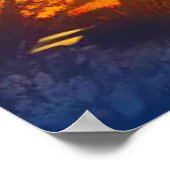 maanverlichte hertenstand poster (Hoek)