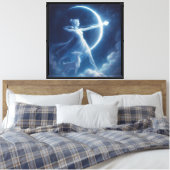 Maanverlichte Jageres van het Hemelse Rijk Canvas Afdruk (Insitu (Slaapkamer))