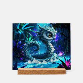 Maanverlichte Jungle Bewaker – Betoverde Uil Acryl Bord