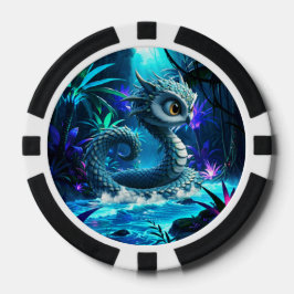 Maanverlichte Jungle Bewaker – Betoverde Uil Poker Chips