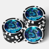 Maanverlichte Jungle Bewaker – Betoverde Uil Poker Chips (Opstapeling)