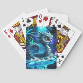 Maanverlichte Jungle Bewaker – Betoverde Uil Pokerkaarten