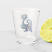 Maanverlichte Jungle Bewaker – Betoverde Uil Shot Glas (Achterkant)