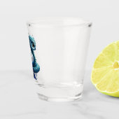 Maanverlichte Jungle Bewaker – Betoverde Uil Shot Glas (Rechts)