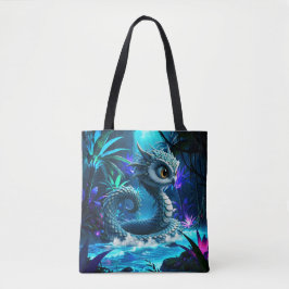 Maanverlichte Jungle Bewaker – Betoverde Uil Tote Bag