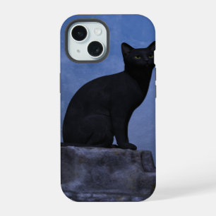 Maanverlichte Kat iPhone 15 Case