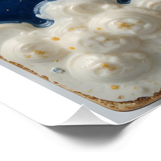 Maanverlichte keramische droom perfect poster (Hoek)