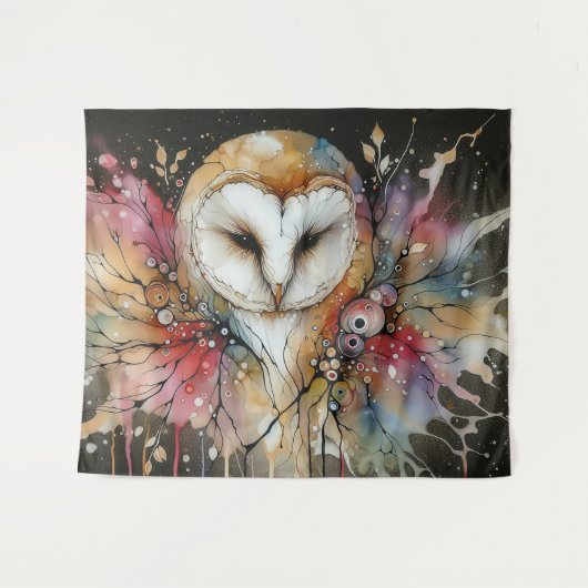 maanverlichte kijker wandkleed (Voorkant (horizontaal))