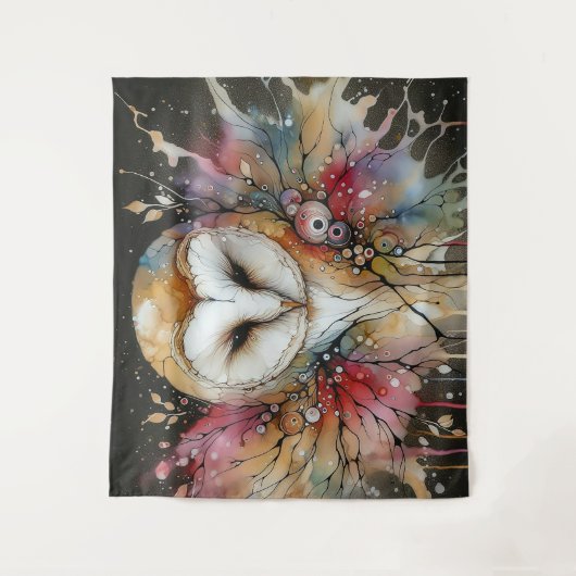 maanverlichte kijker wandkleed (Voorkant)