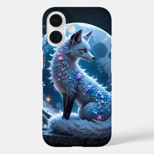 Maanverlichte Kristalvos – Bewaker van Stille Drom Case-Mate iPhone Case (Achterkant)