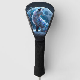 Maanverlichte Kristalvos – Bewaker van Stille Drom Golfheadcover