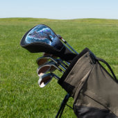 Maanverlichte Kristalvos – Bewaker van Stille Drom Golfheadcover (Insitu)