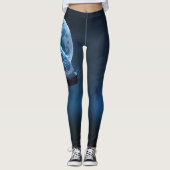 Maanverlichte Kristalvos – Bewaker van Stille Drom Leggings (Voorkant)