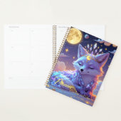 Maanverlichte Kristalvos – Bewaker van Stille Drom Planner (Display)