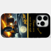 Maanverlichte kustcruise in een hot rod Case-Mate iPhone case (Achterkant (horizontaal))