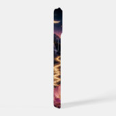 Maanverlichte Lotus Vlinder Hoestelcase iPhone 15 Case (Rechterkant)