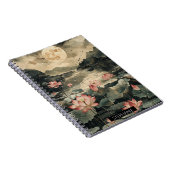Maanverlichte Lotusmeer (1) Notitieboek (Rechterzijde)