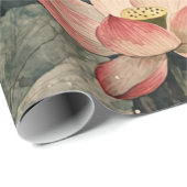 Maanverlichte Lotusmeer (3) Cadeaupapier (Rol Hoek)