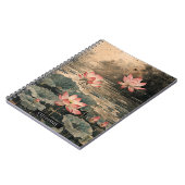 Maanverlichte Lotusmeer (3) Notitieboek (Linkerzijde)
