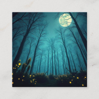 maanverlichte magie vierkante visitekaartje