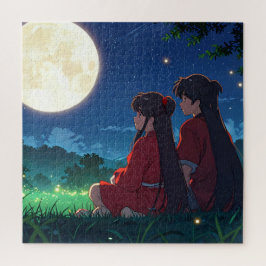 Maanverlichte Metgezellen Legpuzzel