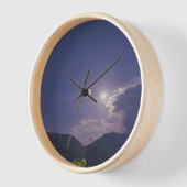 Maanverlichte nacht boven de bergen (Hoek)