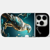 Maanverlichte nacht met Golden Eagle Case-Mate iPhone Case (Achterkant (horizontaal))