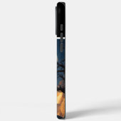 Maanverlichte nacht met huilende wolf Case-Mate iPhone case (Achterkant / Links)