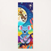 Maanverlichte nacht van de koala yogamat (Voorkant)