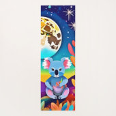 Maanverlichte nacht van de koala yogamat (Achterkant)