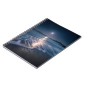 Maanverlichte Ocean Waves Night Notitieboek (Linkerzijde)