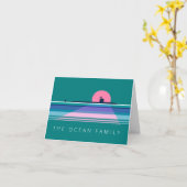 maanverlichte onderzeebootnota-Kaart Kaart (Gele Bloem)