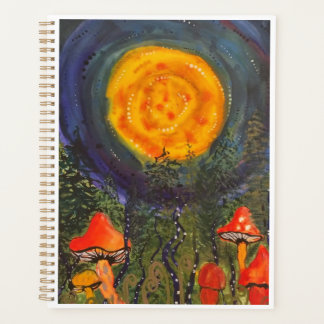 Maanverlichte Paddenstoelen Notitieboek