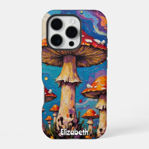 Maanverlichte Paddenstoelen Vista iPhone 16 Pro Hoesje