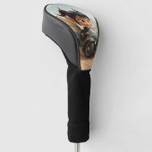Maanverlichte Pixie van de Zwervende Duinen. Golfheadcover (Schuin)